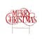 Glitzhome® 36" Oversized Metal Christmas "MERRY CHRISTMAS" Yard Stake